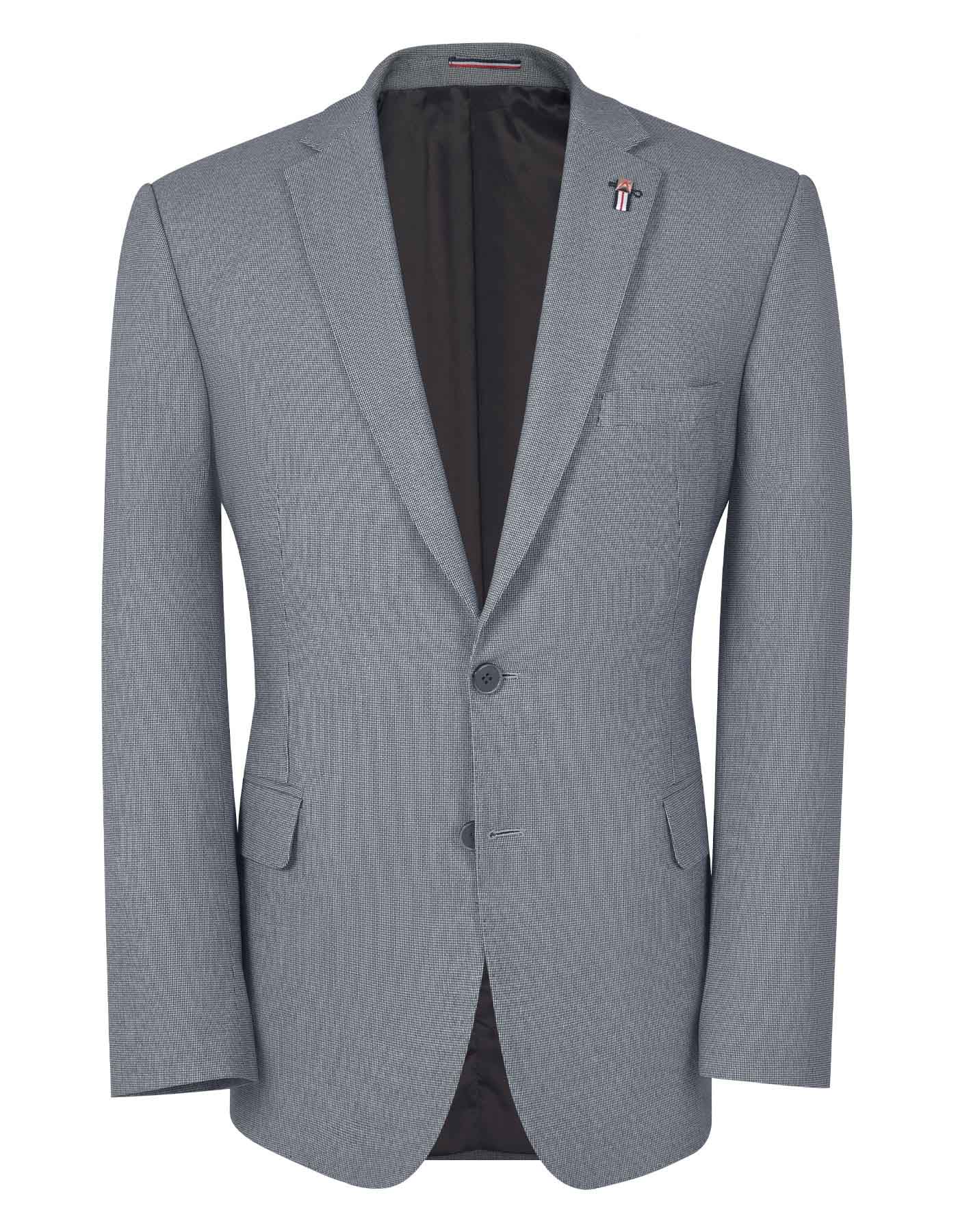Ash Grey Classic Fit Coat
